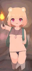 エロトラップダンジョンに踏み入れるくま耳ロリ