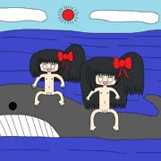 クジラに乗って