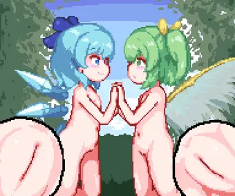 チルノと大妖精ちゃんのおててえっち