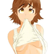 未央のたくし上げ