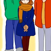 クララちゃんと優しいお兄さん達。