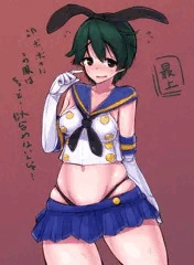 島風コスの最上ちゃん
