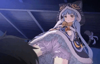 「起きないといたずらしちゃいますよ…？」(小声)