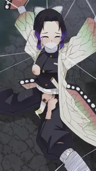 鬼に負けて恐怖失禁する胡蝶しのぶ