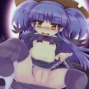 お股開いたポーズの練習　００４