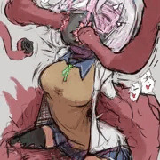 ガスマスク装備小雀さん