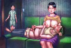 母の痴態〜醜い義兄をあやす美しい母〜