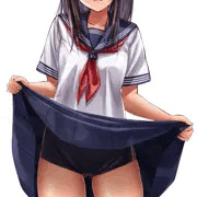 嫌々ブルマ見せてくれた