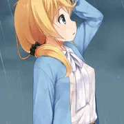 １日１枚微エロ　９日目　エレン先生と雨　（４月９日）