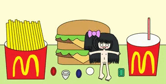 宝石とハンバーガー