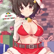 サンタビキニミカンちゃん