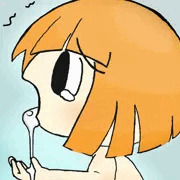 メメ子ちゃん　掌受け