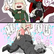 覇道のダークエルフ！…の夜。