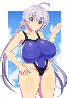 クリスちゃん残暑水着