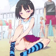 露出海水浴