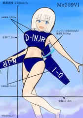銀翼娘　Me209