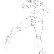 パンイチと福田。