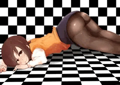 おしりを描く練習