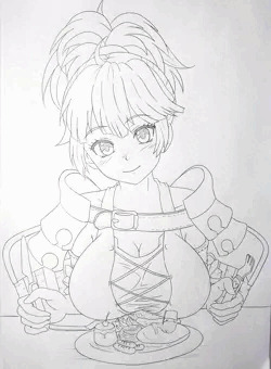 セレストちゃんとお食事デート。