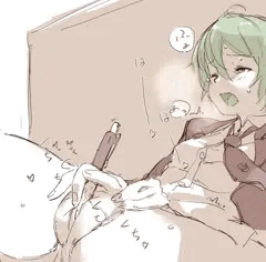 教壇の裏で