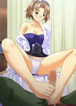らいむいろ戦奇譚の一乗寺須美の足コキ射