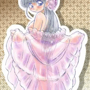 黒髪和風少女
