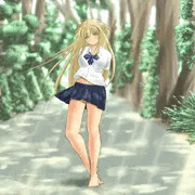木漏れ日の少女