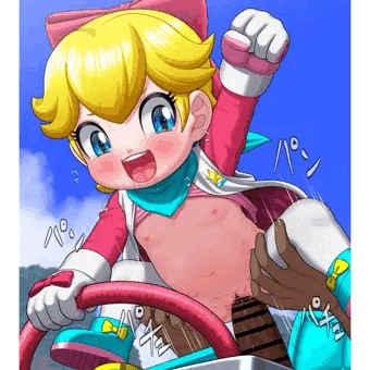 レース中にセックスするベビィピーチ(Commission)