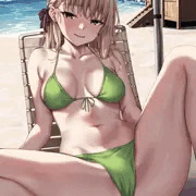 ビーチでぐぱぁ