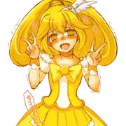 キュアピース落書き