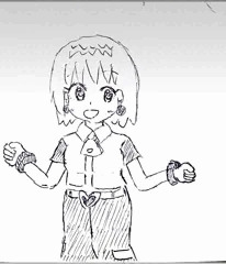 びゅってぃさ～んを書いた