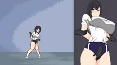 悪夢屋敷・無限牢獄　敵敗北エロシーン基本アニメーション28