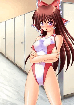 東方競泳水着部　霊夢