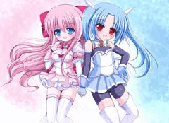 二人は仲良し！魔法少女パステル☆ハーツ