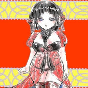 チャイナ風ぽちゃっ子らくがき