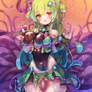 緑系魔法少女