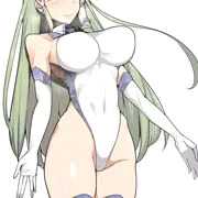 競泳水着ニーハイロンググローブ早苗