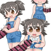 みりあちゃん裸オーバーオールてこき