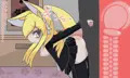 金髪ケモミミバック