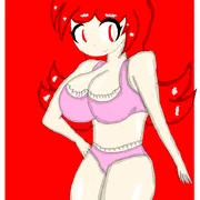 エミリーの下着姿