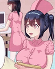 【連載開始】新人ナースとふたなりナースのエッチな漫画 ”ふたなりナースレズ娘 4” 今日から開始です♪