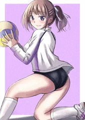 ポニーテールと体操着④