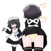 接客バイトは得意な貧乏少女ちゃんin文化祭（メイド喫茶）