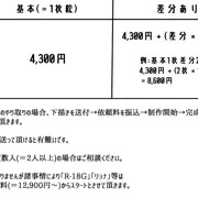 有償リクエスト早見表