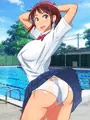 性欲逆転！ドスケベ女子水泳部員の全力セックス要求！