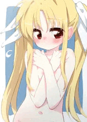 今日のおちくびはフェイトちゃん