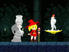 ろうそくにされる魔女ちゃん（試作）