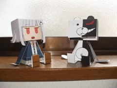 グラフィグロンパ！　千秋vsモノクマ