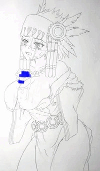 爆乳シャーマンのセルヴィ嬢。