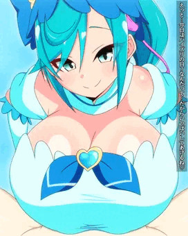 キュアスパイシー　着衣パイズリ
